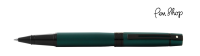 Sheaffer 300 Matte Green / Bright Black Plated Rollerballs